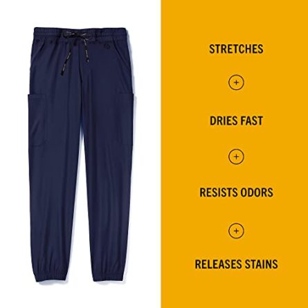 Carhartt Scrubs C56106 Men's Force® Modern Fit Twill Jogger Pant in Navy product image