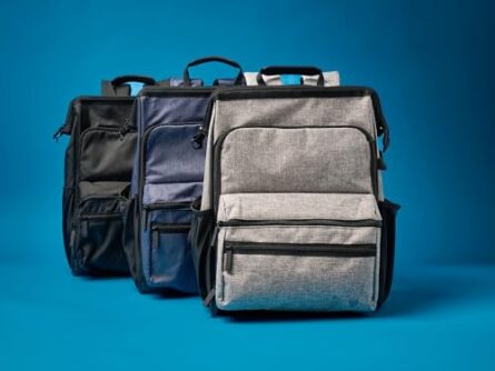 Nurse Mates Signature Backpack | Enhanced Durability | Laptop Compartment | Insulated Pocket in Navy product image