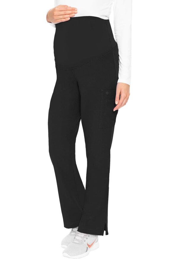 Med Couture Maternity Scrub Pants for Women Soft Stretch Pregnancy Scrubs in Black product image