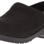 Sanita Pro Textured Oiled Wide Professional Clogs for Women - Arch Support, Durable, Closed-Back Slip-On Shoes in Black Textured Oil product image