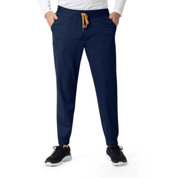Carhartt Scrubs C56106 Men's Force® Modern Fit Twill Jogger Pant in Navy product image