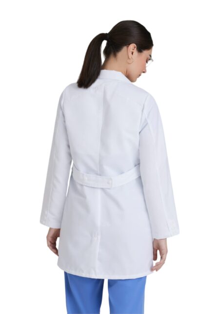 BARCO Grey's Anatomy Women's 2 Piece Long Sleeve 34" Lab Coat in White product image