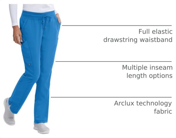 Grey's Anatomy Women's GRP119 Avana Drawstring/Elastic Waist Cargo Scrub Pant product image