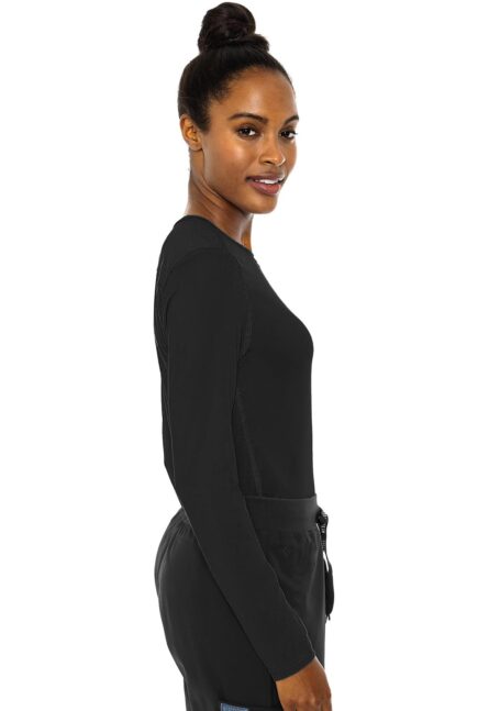 Med Couture Layers Long Sleeve Underscrub for Women 360° Stretch Tee product image