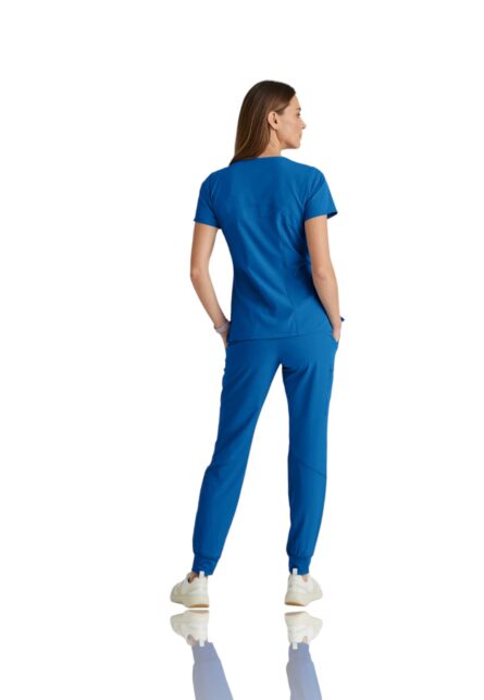 BARCO One Boost Scrub Set for Women - Sporty V-Neck Top, Eco-Friendly Fabric, 4-Way Stretch Women's Jogger Scrub Set product image