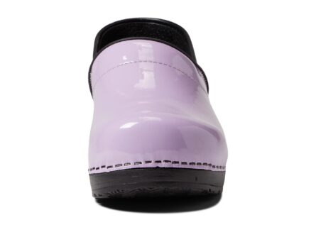 Sanita Pro Patent Professional Clogs for Women - Arch Support, Durable, Closed-Back, APMA-Approved Slip-On Shoes in Black Patent product image