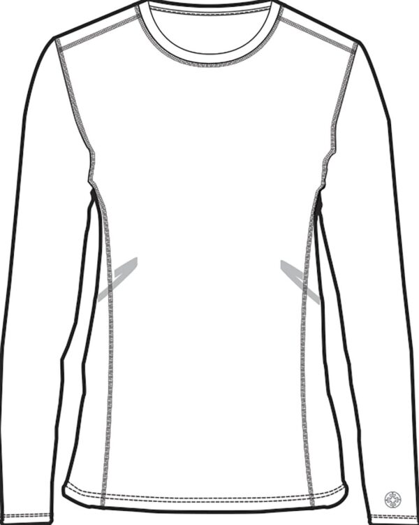 Med Couture Layers Long Sleeve Underscrub for Women 360° Stretch Tee product image
