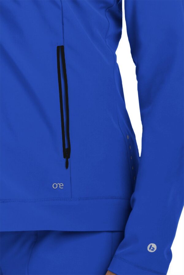 BARCO One Women's 5405 2-Pocket High Crew Neck Zipper Scrub Jacket product image