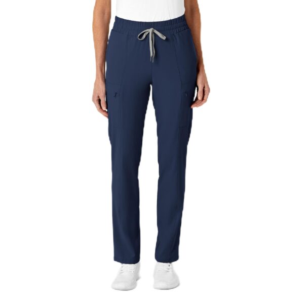 Wink Renew Women's High Waist Slim Leg Scrub Pant in Navy product image