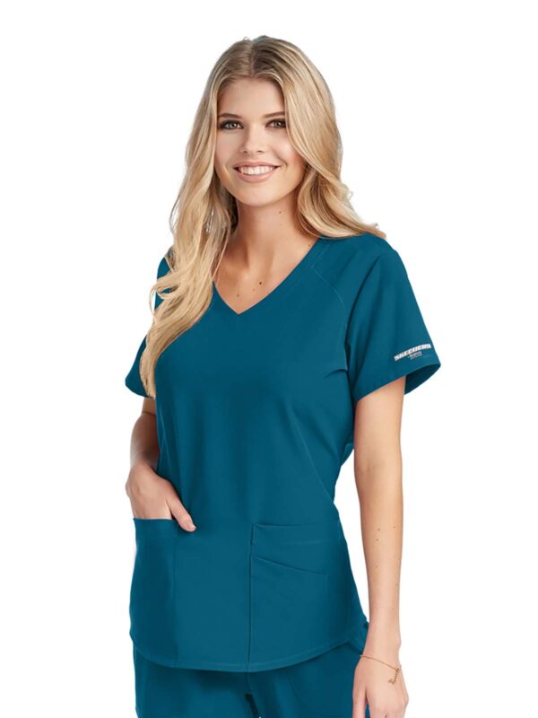 Skechers SK101 Virtual V-Neck Top Bahama in Bahama product image