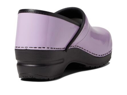 Sanita Pro Patent Professional Clogs for Women - Arch Support, Durable, Closed-Back, APMA-Approved Slip-On Shoes in Black Patent product image