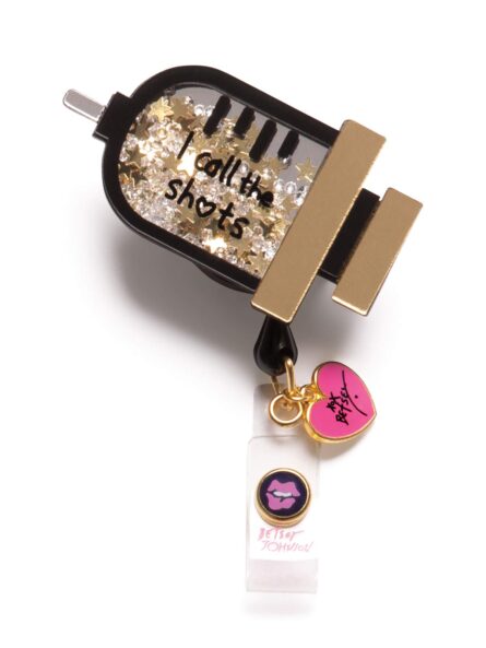 KOI Betsey Johnson BA156 Women's Retractable Badges Syringe O product image