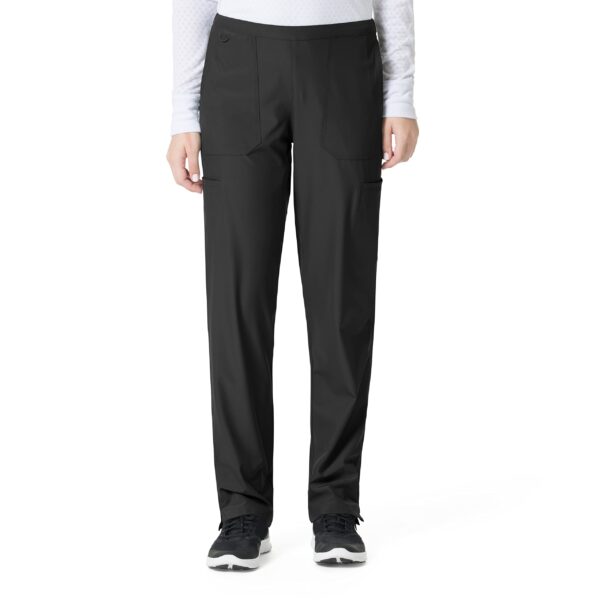 Carhartt Scrubs C52106 Women's Force® Modern Fit Twill Straight Leg Pan - Black Carhartt Scrubs C52106 Women's Force® Modern Fit Twill Straight Leg Pan in Black product image