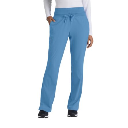 BARCO One Stride Pant-5 Pocket Mid-Rise Women's Scrub Pants in Ciel Blue product image