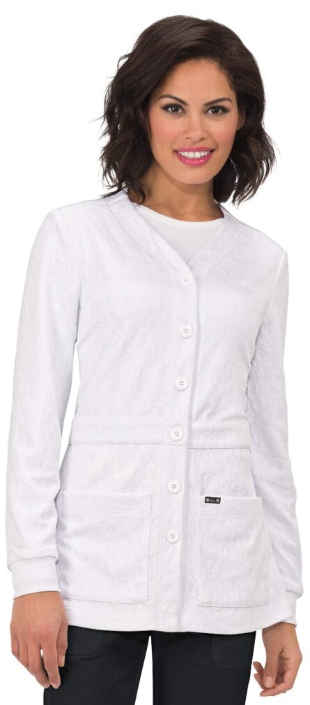 KOI 440 Women's Claire Sweater in White product image
