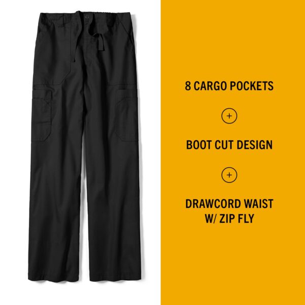 Carhartt Scrubs C54108 Men's Classic Fit Ripstop Boot Cut 8-Pocket Cargo Pant in Black product image