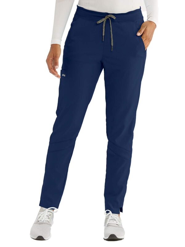 BARCO Grey's Anatomy Stretch GVSP509 Women's Harper Scrub Pant Indigo XLP - Indigo BARCO Grey's Anatomy Stretch GVSP509 Women's Harper Scrub Pant Indigo XLP in Indigo product image