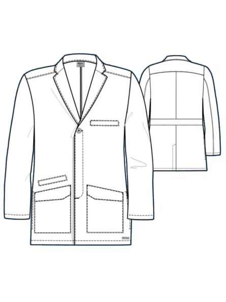 BARCO Grey's Anatomy 0917 Men's 35" Lab Coat in White product image