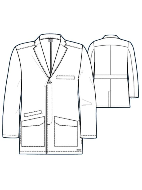 BARCO Grey's Anatomy 0917 Men's 35" Lab Coat in White product image