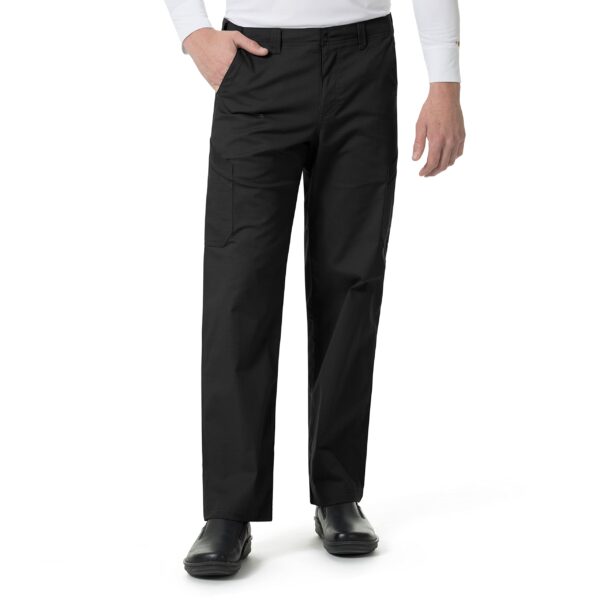 Carhartt Scrubs C55106 Men's Force® Modern Fit Twill Straight Leg Pant - Black Carhartt Scrubs C55106 Men's Force® Modern Fit Twill Straight Leg Pant in Black product image