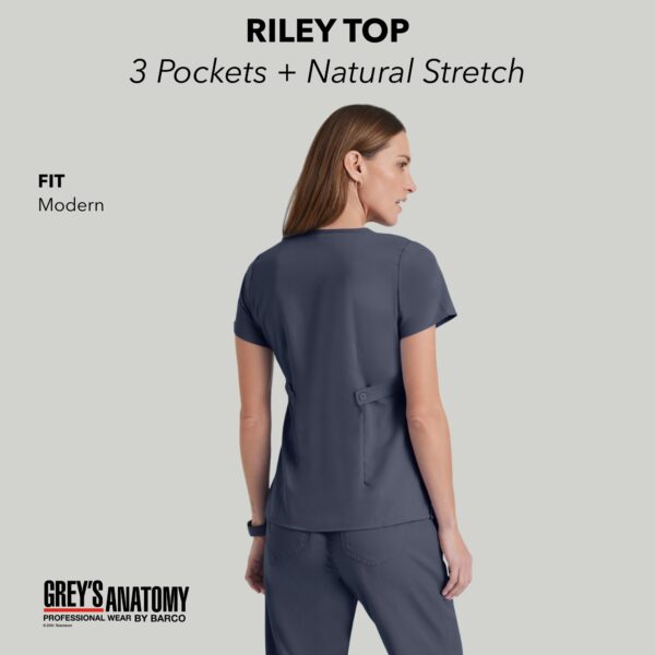 BARCO Grey's Anatomy Scrubs - Riley Scrub Top for Women, V-Neck Super-Soft Women's Scrub Top product image