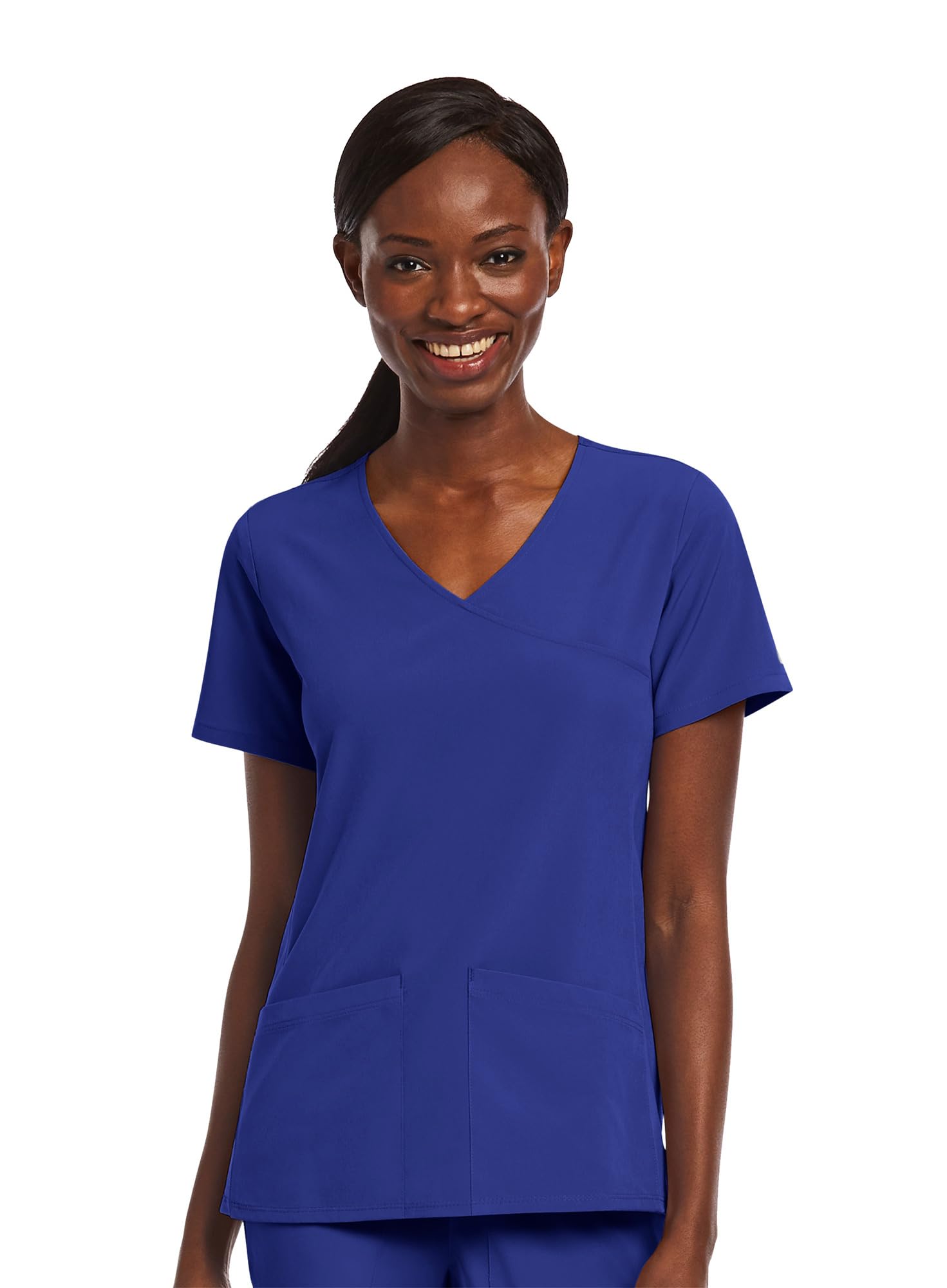 Maevn Matrix Impulse Women’s Mock Wrap Top in Galaxy Blue product image