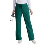 BARCO Grey's Anatomy Women's Riley Pant, Easy Care Medical Scrub Pant w/ 5 Pockets & Flared Leg in Galaxy product image