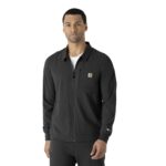 Carhartt Scrubs C80023 Men's Rugged Flex® Modern Fit Bonded Fleece Jack in Black product image