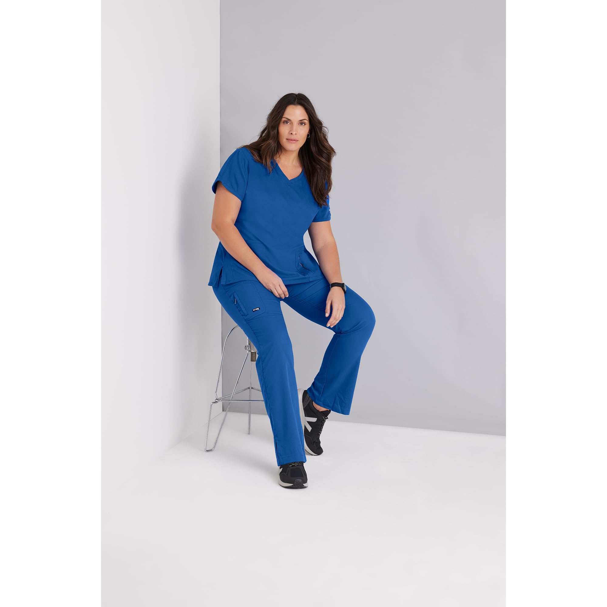 BARCO Grey's Anatomy Scrubs - Mia Scrub Pant for Women, Elastic Back Waist, Low-Rise Shaped Leg Women's Scrub Pant product image