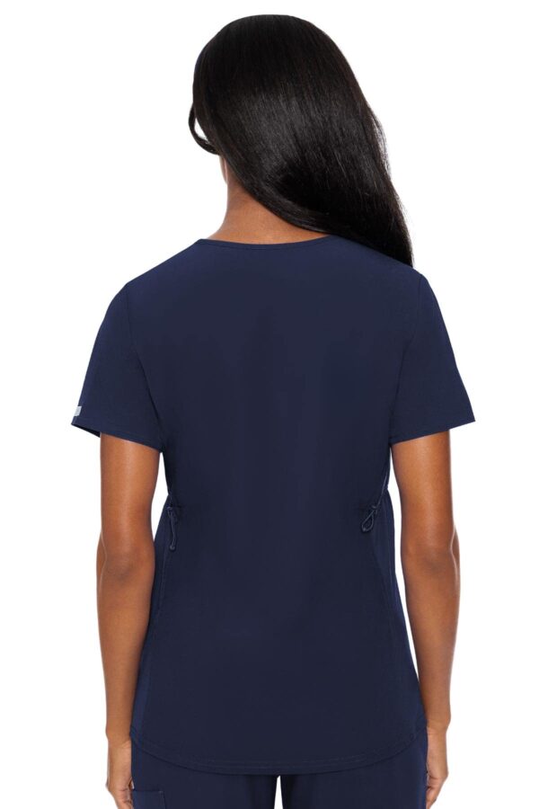 Med Couture Maternity Scrub Top V Neck 360° Stretch Adjustable Waist product image