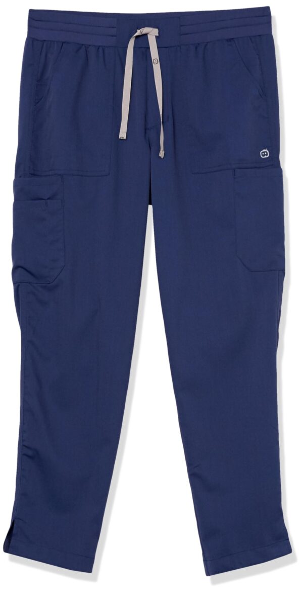 Wink PRO Women's Slim Leg Cargo Scrub Pant in Navy product image