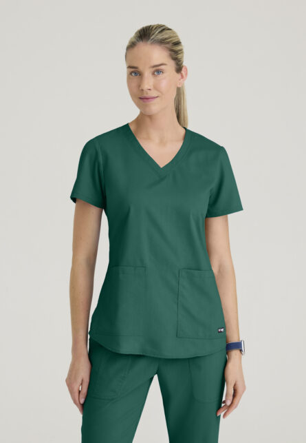 Grey's Anatomy Classic Aubrey Top-2 pocket V-Neck top - Image 7