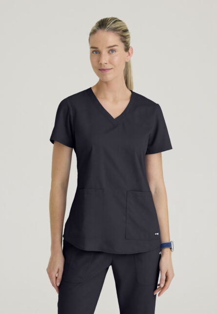 Grey's Anatomy Classic Aubrey Top-2 pocket V-Neck top - Image 13