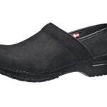Sanita Pro Textured Oiled Professional Clogs for Women - Arch Support, Durable, Closed-Back Slip-On Shoes in Black Textured Oil product image