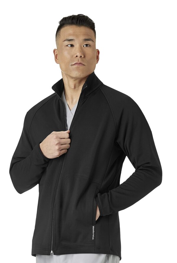 WINK Layers Men's Fleece Full Zip Jacket - Black WINK Layers Men's Fleece Full Zip Jacket in Black product image