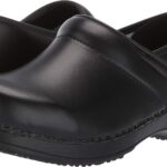 Sanita Aubrey PU-Coated Leather Professional Women's Clog - ASTM-Certified Slip-Resistant, APMA-Approved, Closed-Back, Polyurethane Outsole Slip On Shoes in Black product image