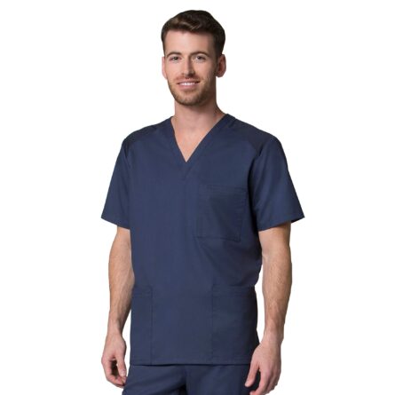 Maevn EON Active Men's Mesh Panel 3-Pocket V-Neck Top product image