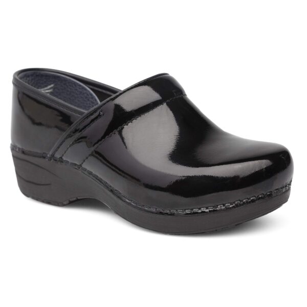 Dansko XP 2.0 Clogs - Lightweight Slip-Resistant Footwear for Comfort and Support - Ideal for Long Standing Professionals - Nursing, Healthcare Professionals in Black Patent product image