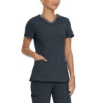 Urbane Impulse Slim Fit Extreme Stretch 2-Pocket V-Neck Scrub Top for Women 9105 product image