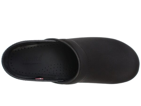 Sanita Pro Textured Oiled Wide Professional Clogs for Women - Arch Support, Durable, Closed-Back Slip-On Shoes product image