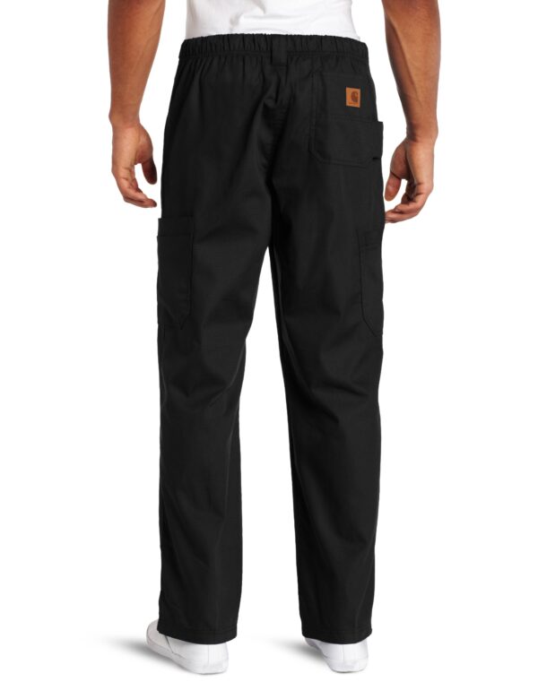 Carhartt Scrubs C54108 Men's Classic Fit Ripstop Boot Cut 8-Pocket Cargo Pant in Black product image