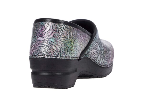 Sanita Mittersill Professional Clogs for Women - Embossed Leather, Arch Support, Closed-Back, APMA-Approved Slip-On Shoes product image