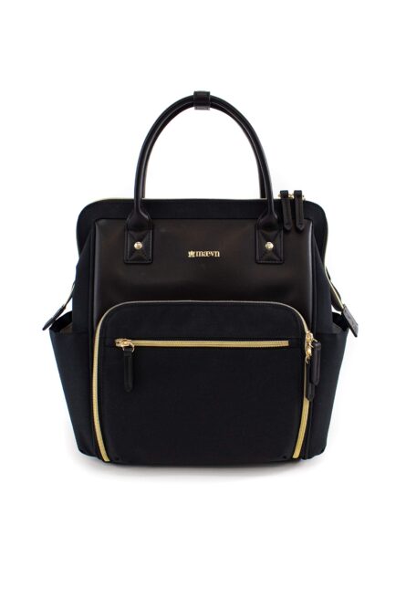 Maevn ReadyGO Mini Deluxe Water-Resistant Clinical Tote Backpack in Black (NB006) product image