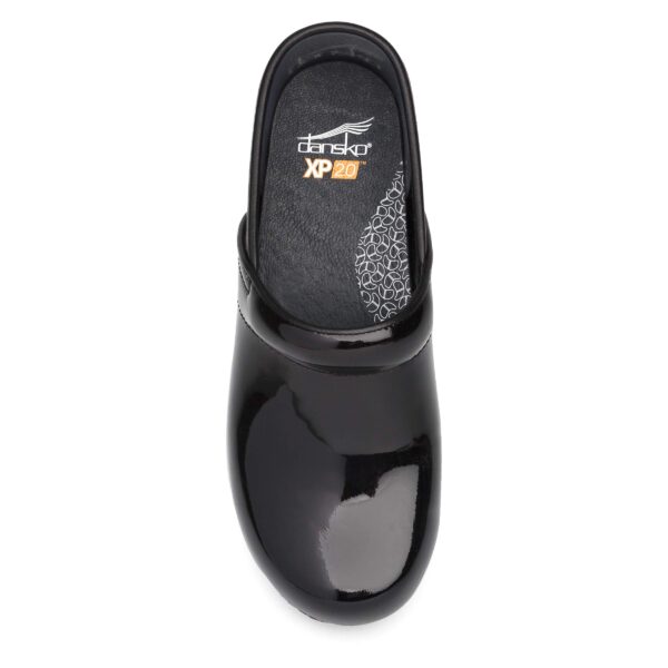 Dansko XP 2.0 Clogs - Lightweight Slip-Resistant Footwear for Comfort and Support - Ideal for Long Standing Professionals - Nursing, Healthcare Professionals in Black Patent product image