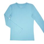 Maevn BESTEE Women's Basic Long Sleeve Under Scrub Tee (XX-Large, Aquamarine) in Aquamarine product image