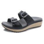 Dansko Kandi Slip-On Adjustable Sandal for Women - Lightweight and Durable, Easy Clean Molded EVA -Natural Arch Technology for Added Support in Black product image