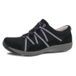 Dansko Harlyn Lightweight Sneaker for Women - Stain Resistant Leather and Nylon Uppers and Arch Support in Flexible Style in Ecru product image