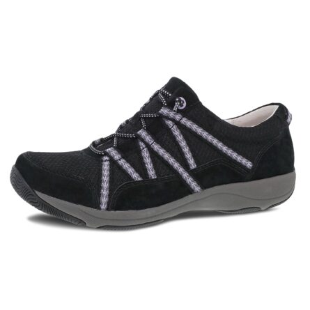 Dansko Harlyn Lightweight Sneaker for Women - Stain Resistant Leather and Nylon Uppers and Arch Support in Flexible Style in Ecru product image