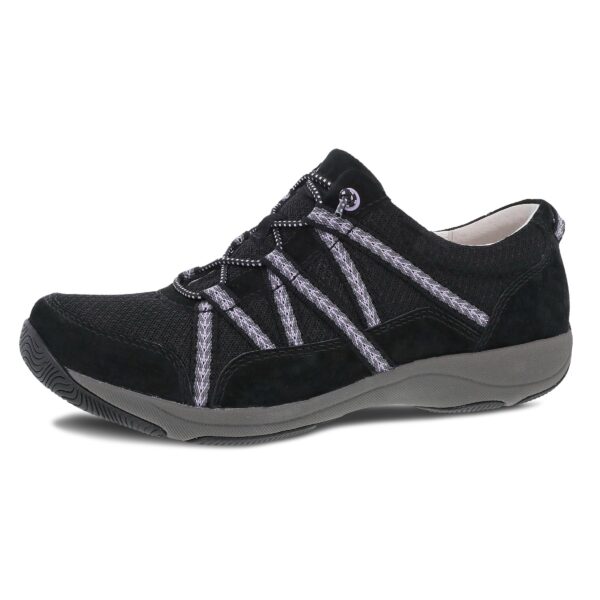 Dansko Harlyn Lightweight Sneaker for Women - Stain Resistant Leather and Nylon Uppers and Arch Support in Flexible Style in Ecru product image