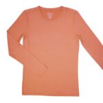 Maevn BESTEE Women's Basic Long Sleeve Under Scrub Tee (XX-Large, Living in Coral product image